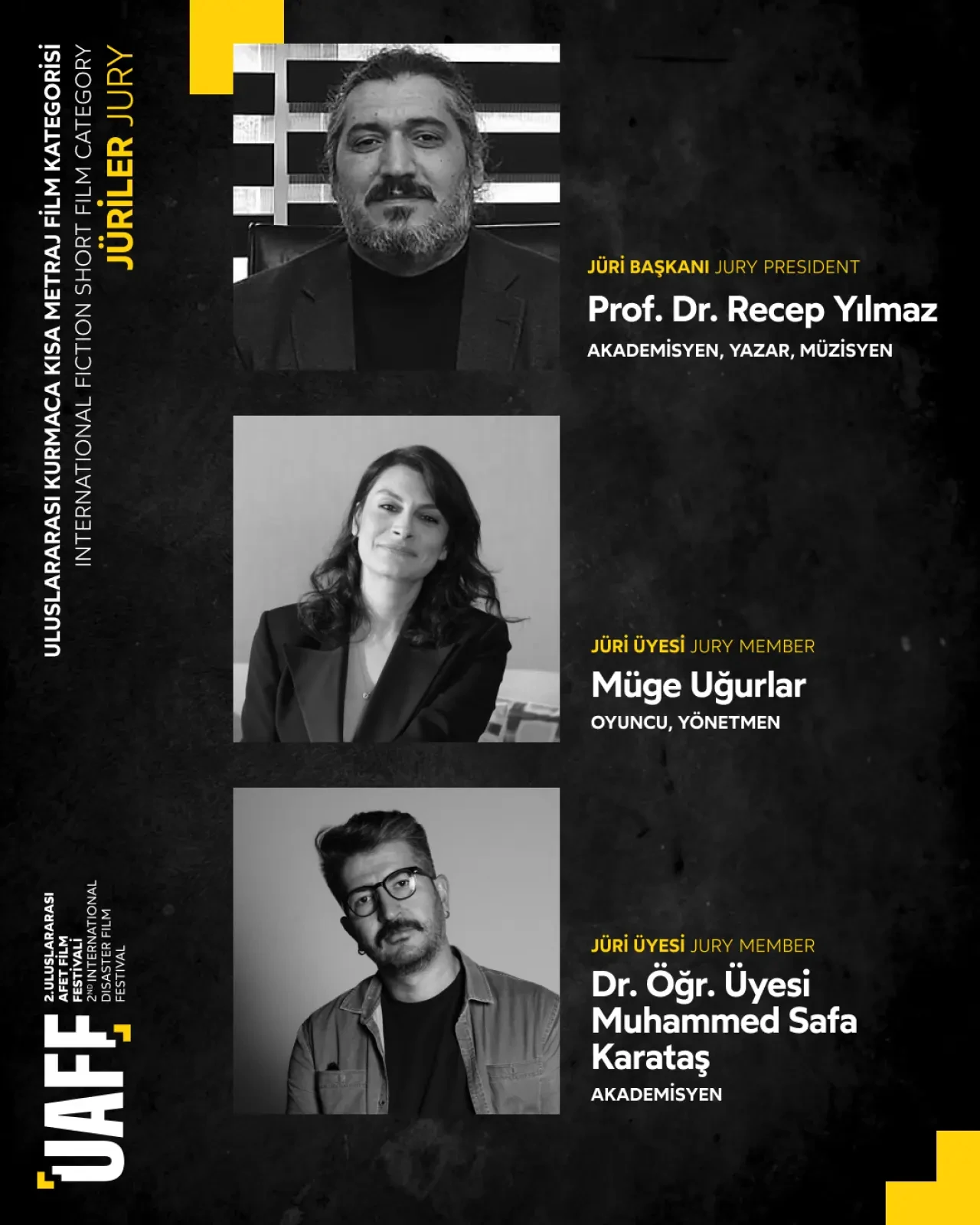 Uluslararası Afet Film Festivali'nin Jüri Başkanı Derviş Zaim, Jüriler açıkladı 4