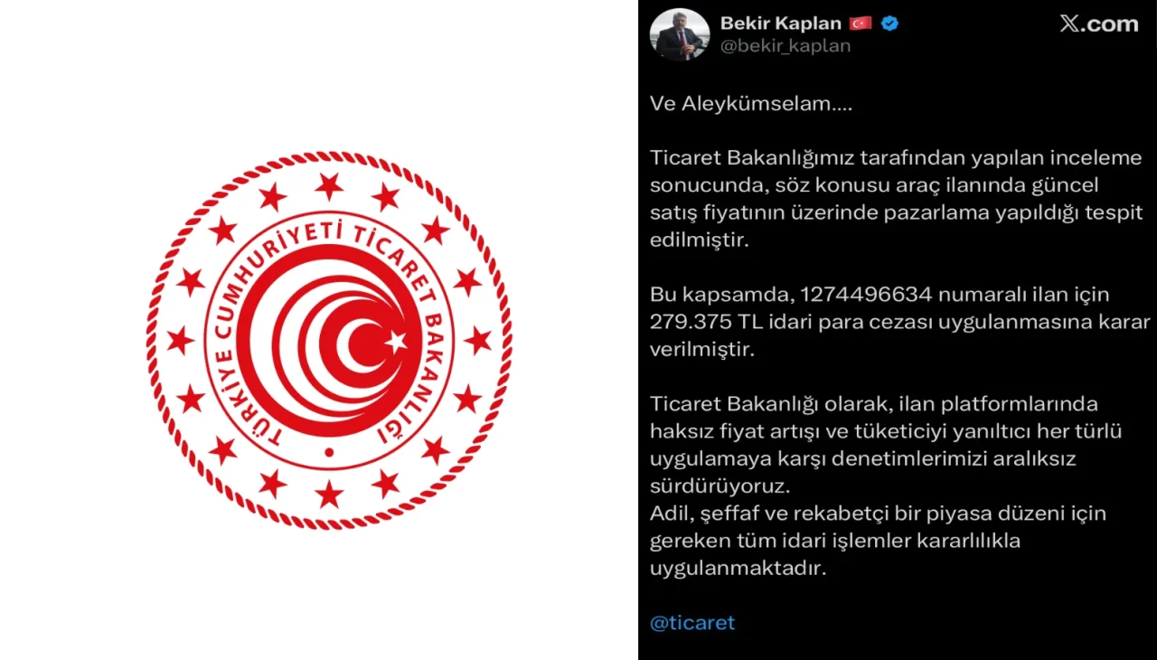 “Selamlarımı ilet” demişti, Bakanlık selamı aldı: Satıcıya 279 bin lira ceza
