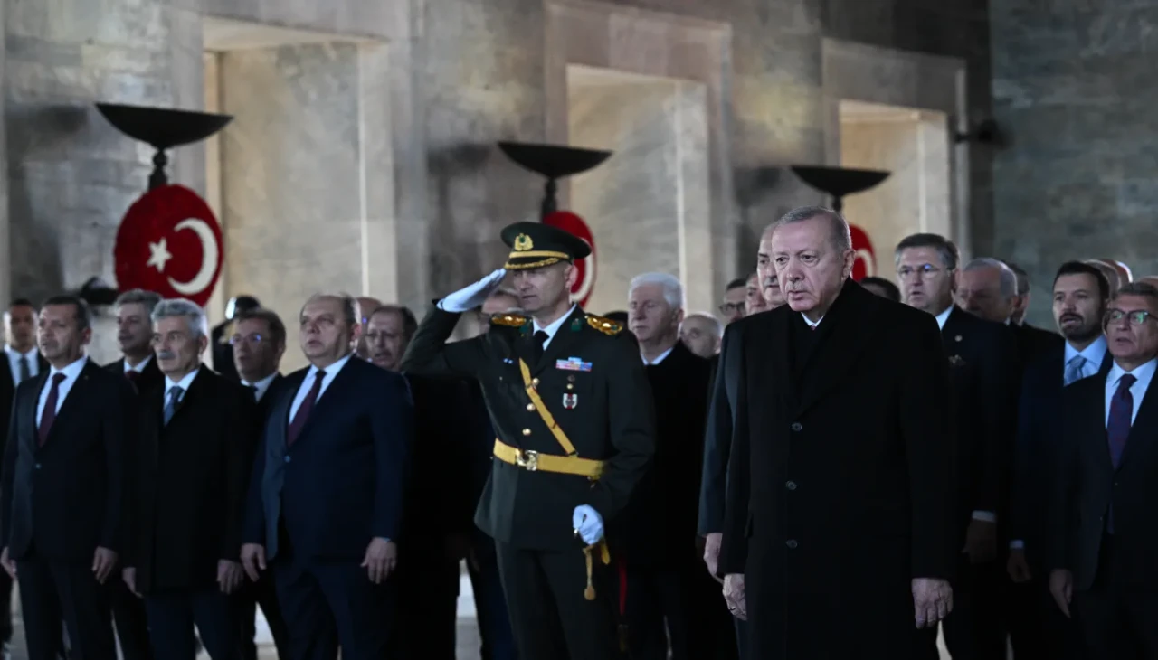 Cumhurbaşkanı Erdoğan Cumhuriyet Bayramı’nda Anıtkabir’i ziyaret etti