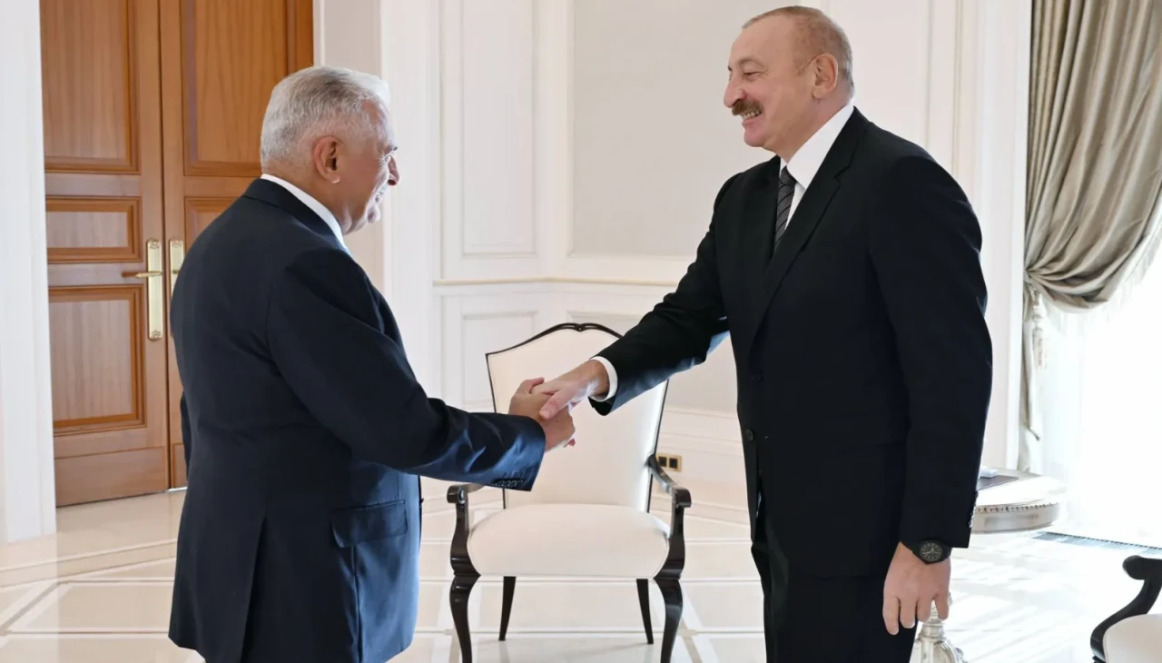 Azerbaycan Cumhurbaşkanı Aliyev, TDT Aksakallar Konseyi Başkanı Yıldırım’ı kabul etti