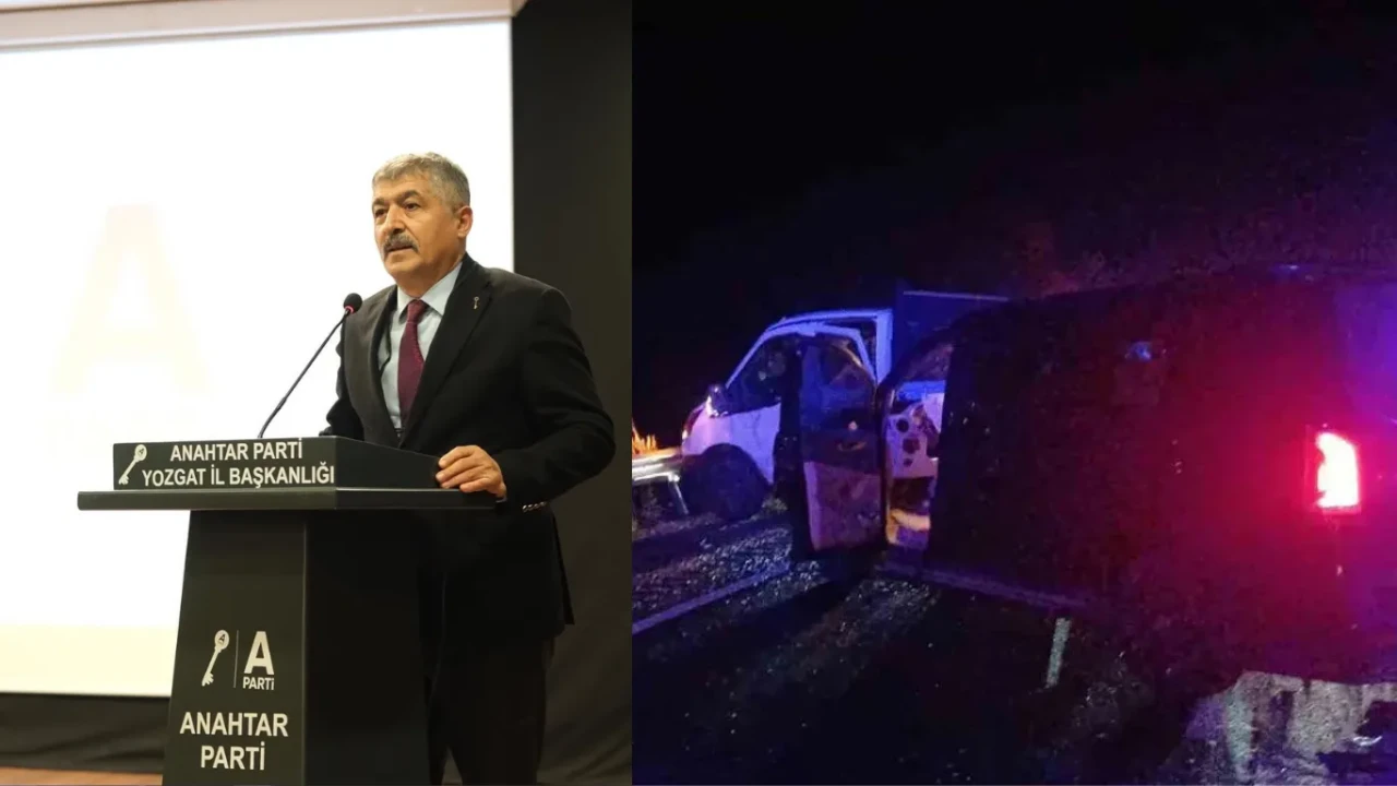 Anahtar Parti Genel Başkan Yardımcısı Hayati Çetin trafik kazasında yaralandı
