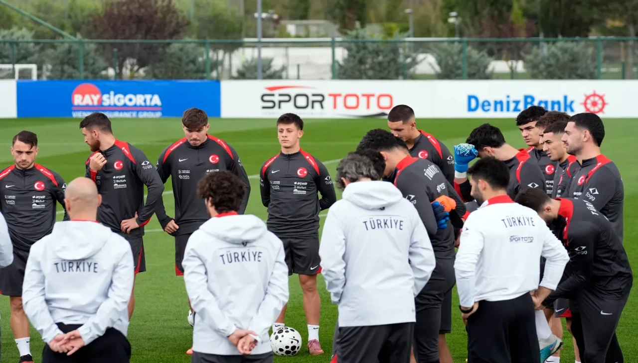 A Milli Futbol Takımımız Gürcistan maçı için hazırlıklarını tamamladı