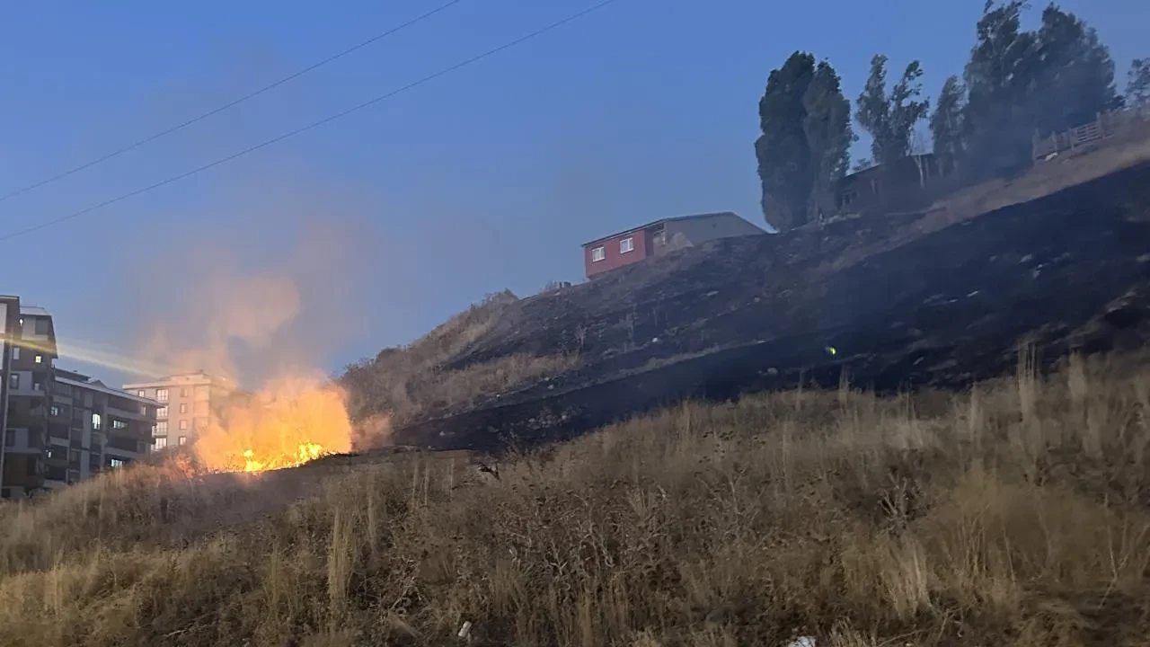 Palandöken'de düğün coşkusu yangına neden oldu