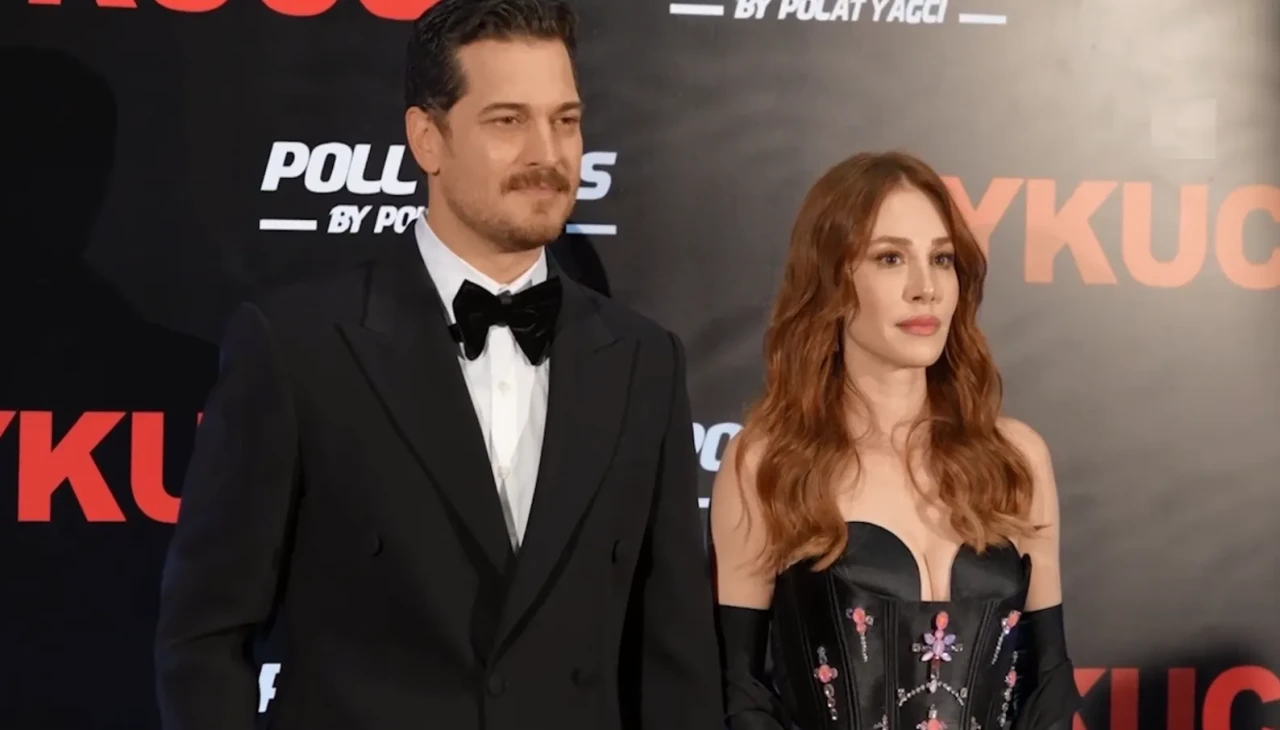 ‘Uykucu’ Filminin gala gösteriminde Çağatay Ulusoy ve Elçin Sangu