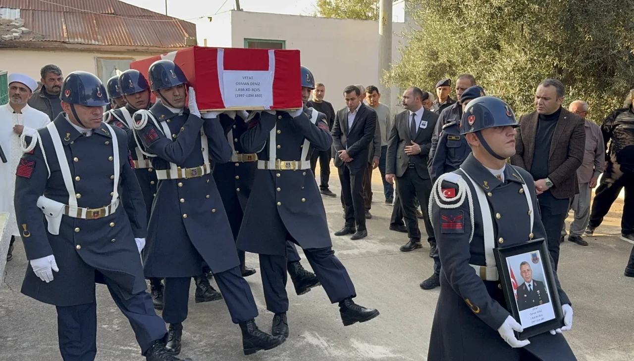 Çamardı Jandarma Komutanı Osman Deniz son yolculuğuna uğurlandı