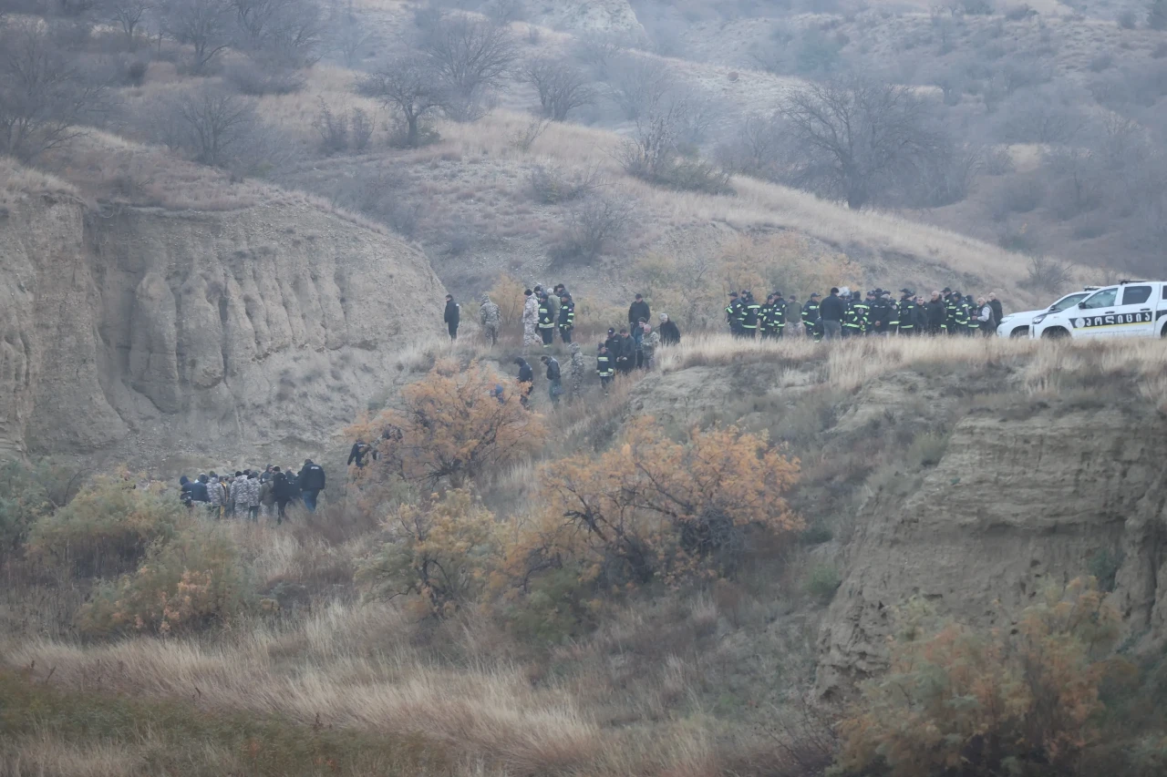 Azerbaycan-Gürcistan sınırında düşen askeri kargo uçağımız için incelemeler başladı