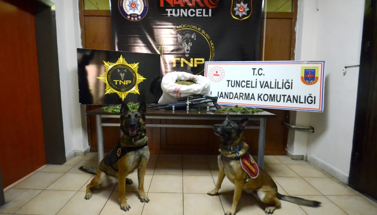 Tunceli'de uyuşturucu operasyonu: 23 kilo esrar ve 2 gözaltı