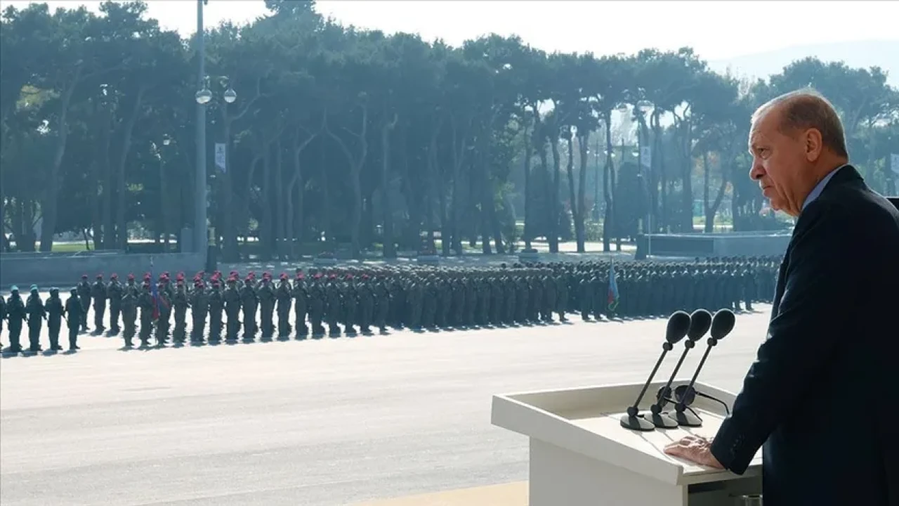 Cumhurbaşkanı Erdoğan: Azerbaycan Zaferi Kafkasya'da kalıcı barışın teminatı