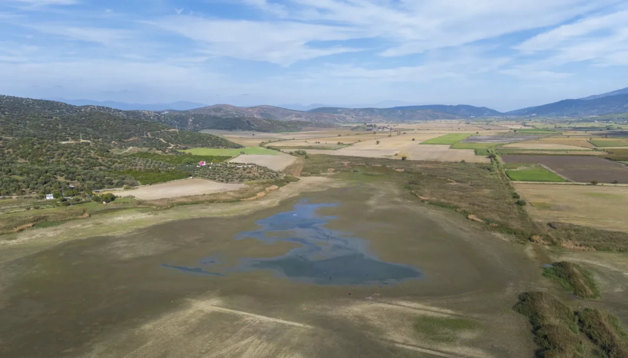 Belevi Gölü'nde kuraklık alarmı: Sular çekildi balıklar telef oluyor