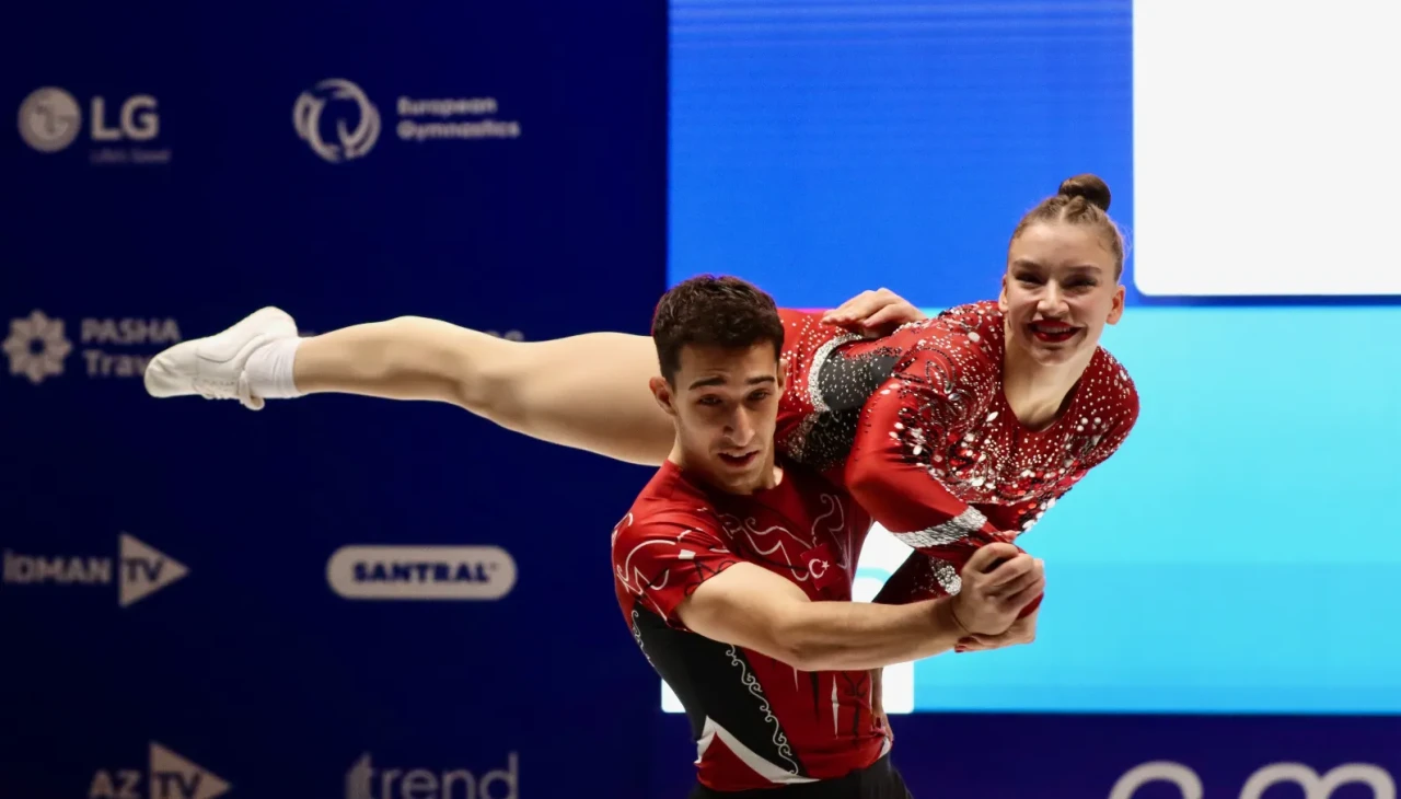 Milli aerobikçiler Avrupa Şampiyonası'nda finale yükseldi