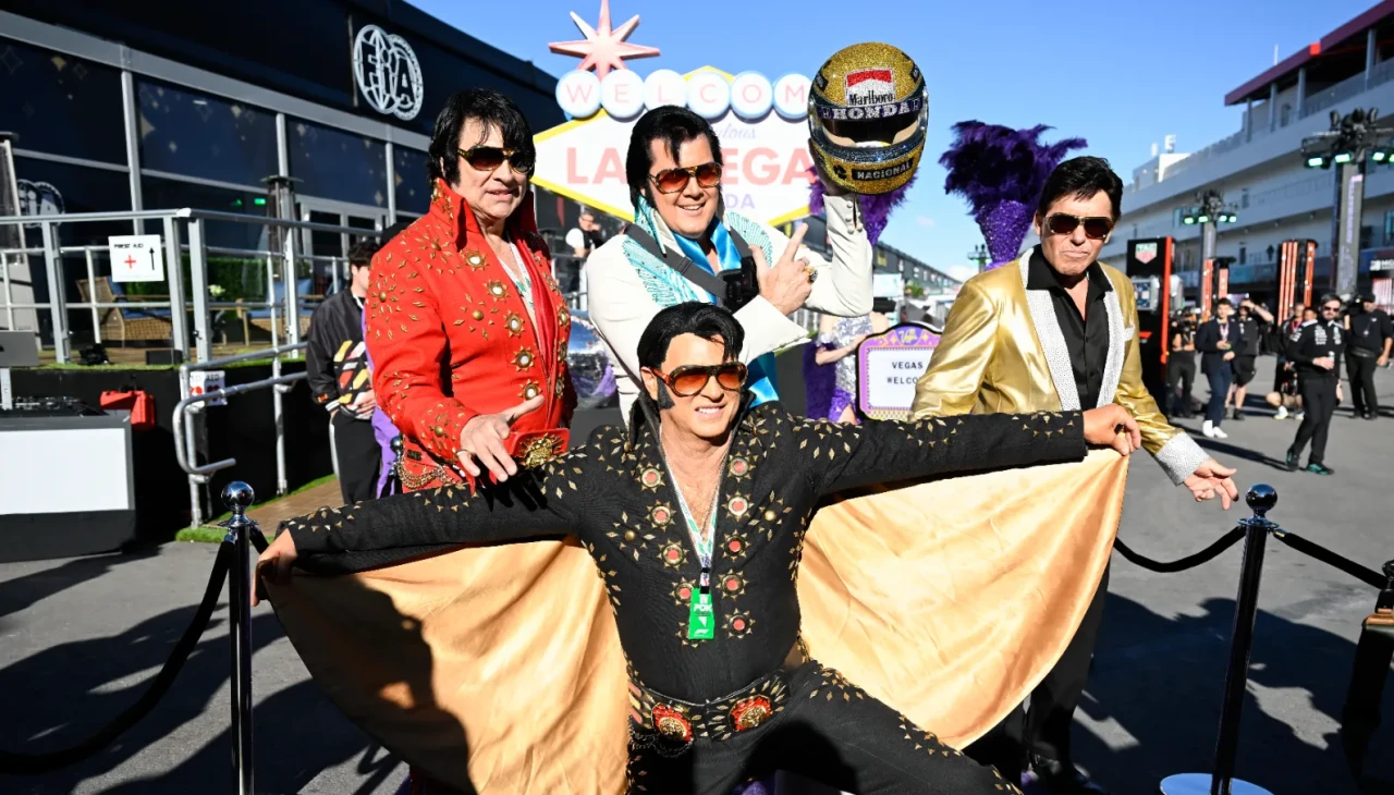 Formula 1'in Vegas şovu: George Russell piste çıktı