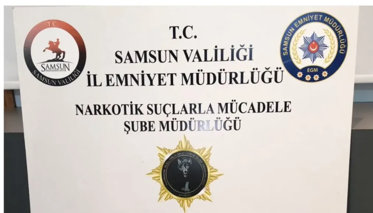Samsun'da narkotik operasyonu: 9 şüpheli gözaltında, uyuşturucu ve silah ele geçirildi