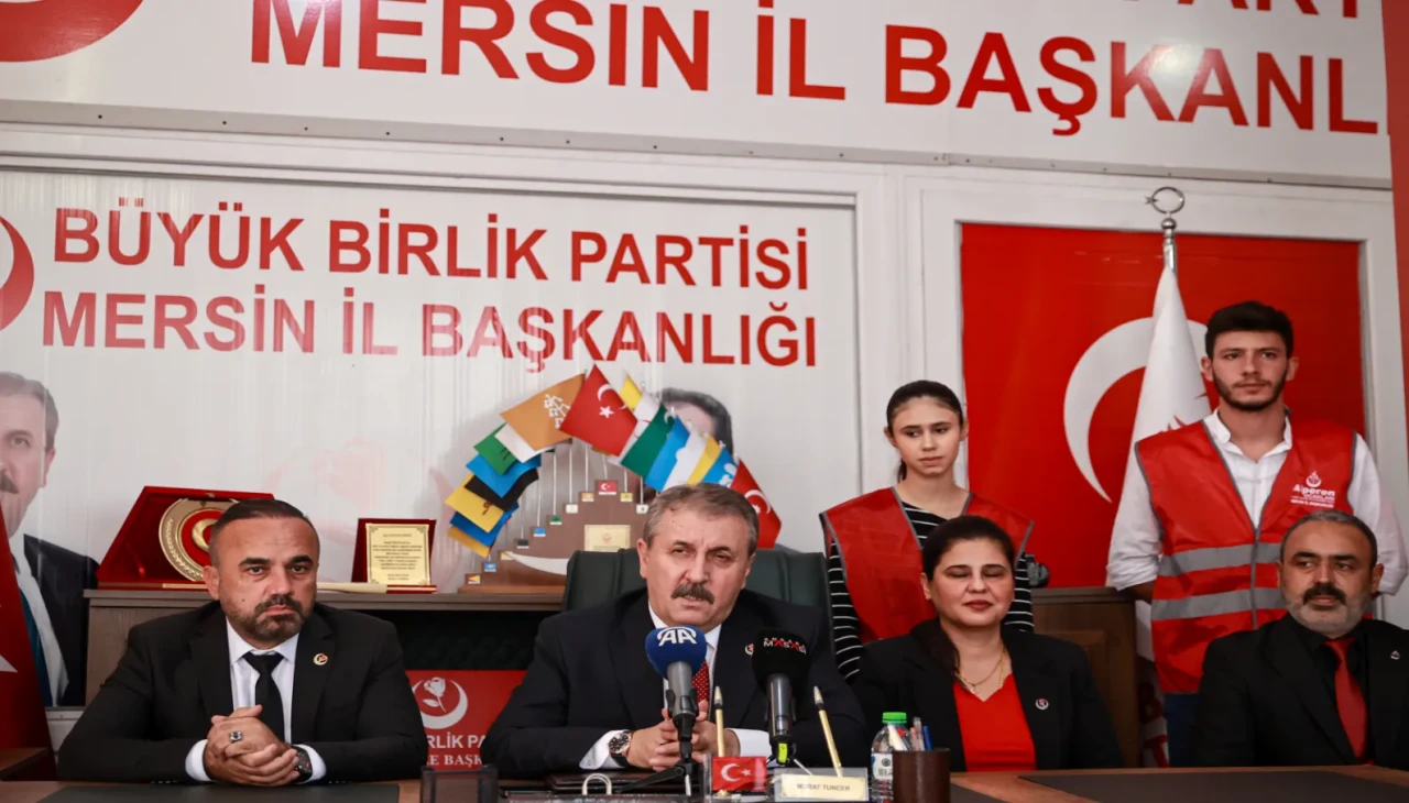 BBP Lideri Destici Mersin'de: İhanete Sıfır Tolerans