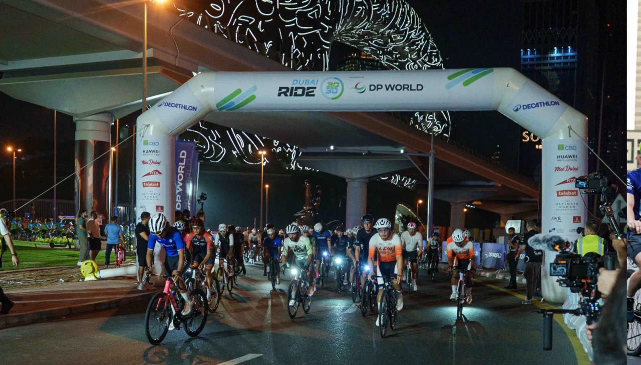 Dubai Ride 2025: Binlerce bisiklet tutkunu şehir yollarında buluştu