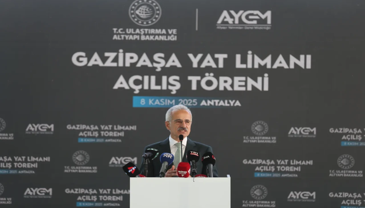 Bakan Uraloğlu: Gazipaşa Yat limanı ile denizcilikte rekor kıracağız