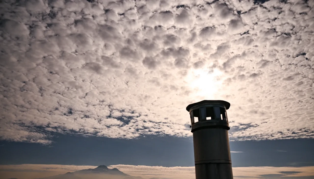Kayseri'de nadir görülen Mammatus Bulutları göz kamaştırdı
