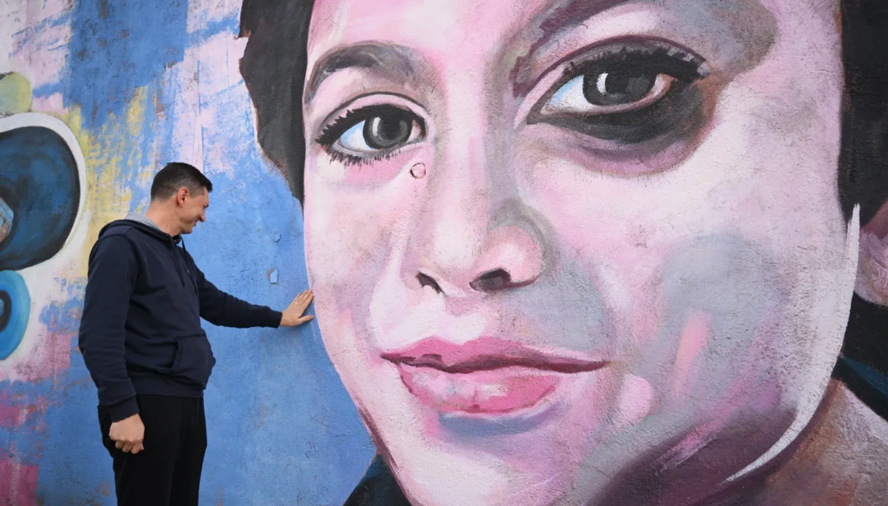 Baba Minguzzi oğlunun portresini görmek için Edirne'ye geldi