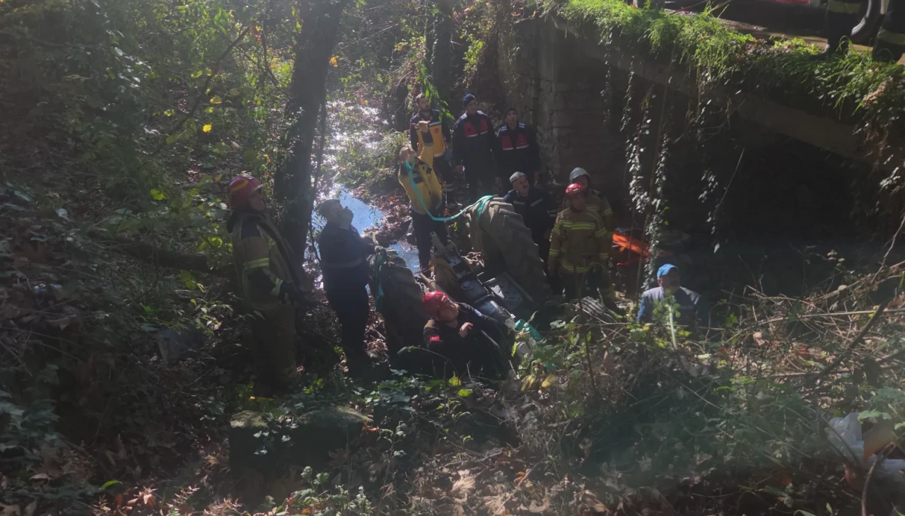 Bursa'da traktör devrildi 78 yaşındaki sürücü ağır yaralandı