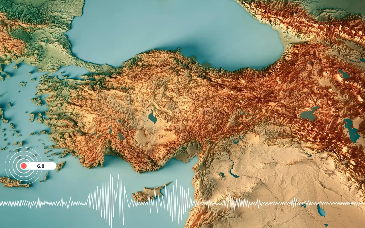 Ege Denizi'nde, Yunanistan açıklarında 6 büyüklüğünde bir deprem gerçekleşti