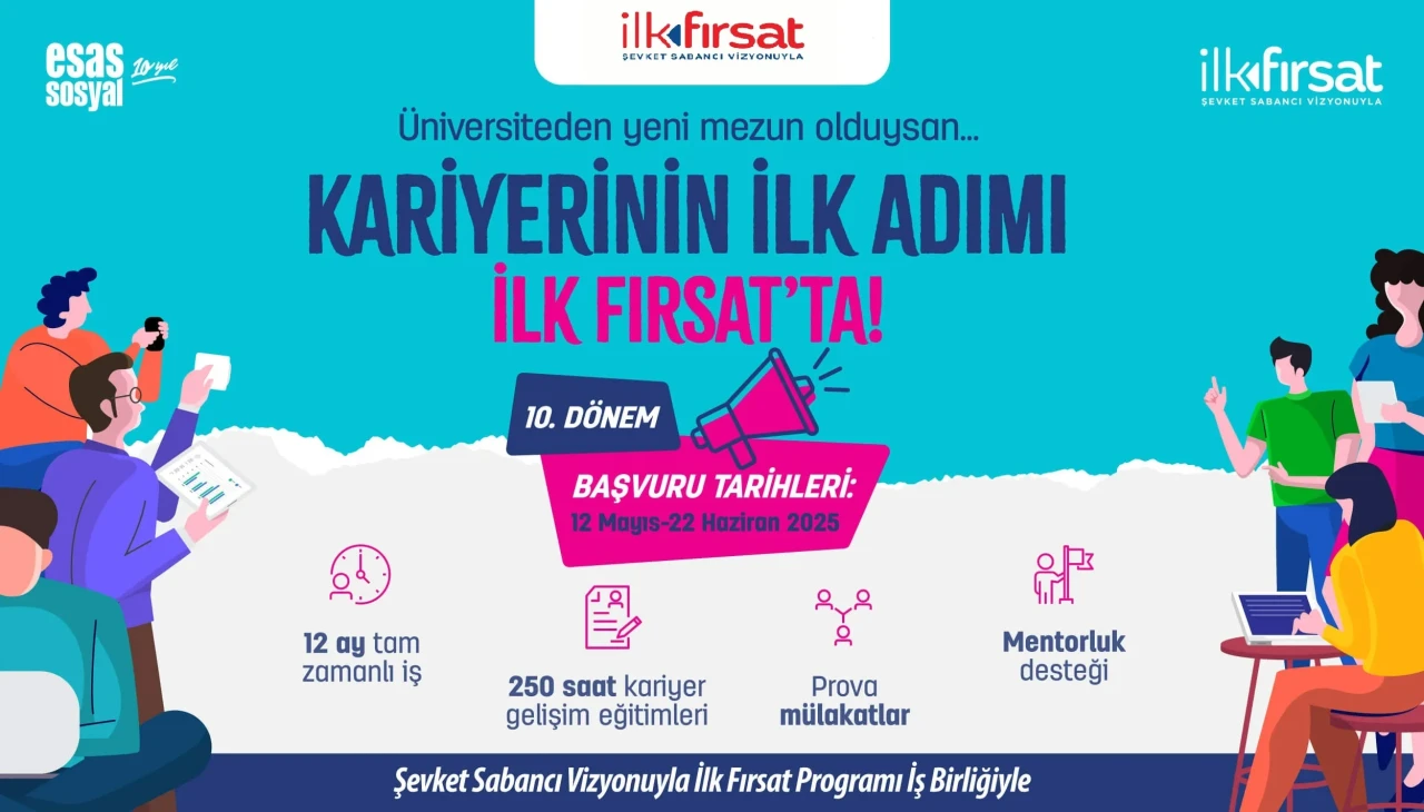 Şevket Sabancı vizyonu ile yeni mezunlara ilk fırsat Esas Holding'ten!