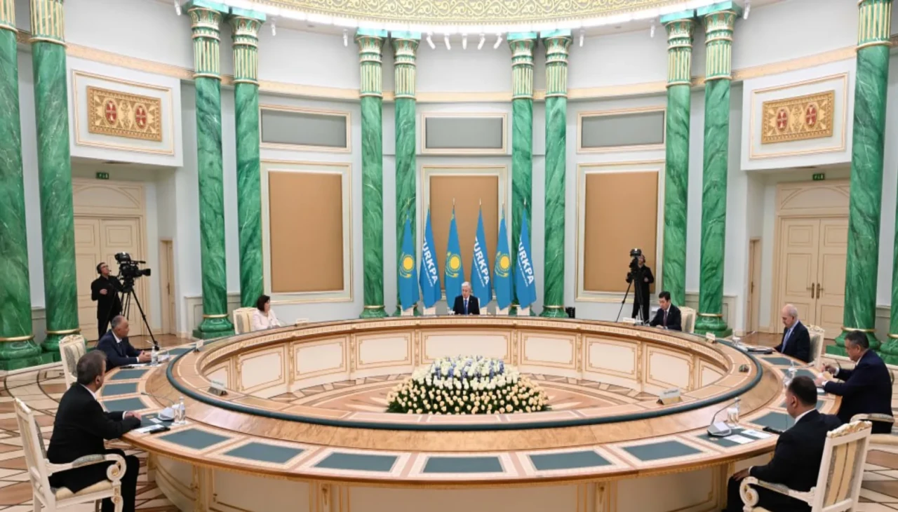 Tokayev, TÜRKPA Meclis Başkanlarını Astana’da kabul etti