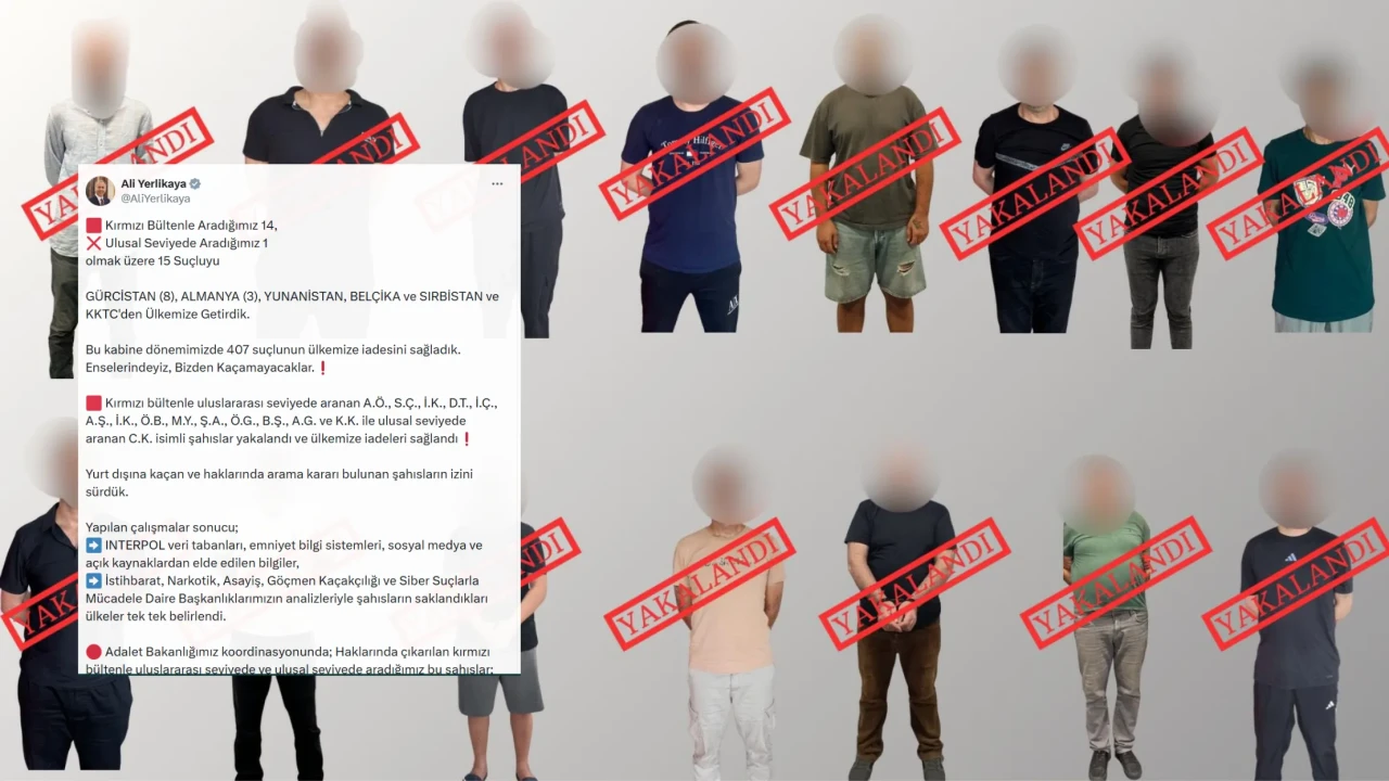 Kırmızı bültenle aranan 15 suçlu Türkiye'ye iade edildi! Hangi suçlardan aranıyorlardı?