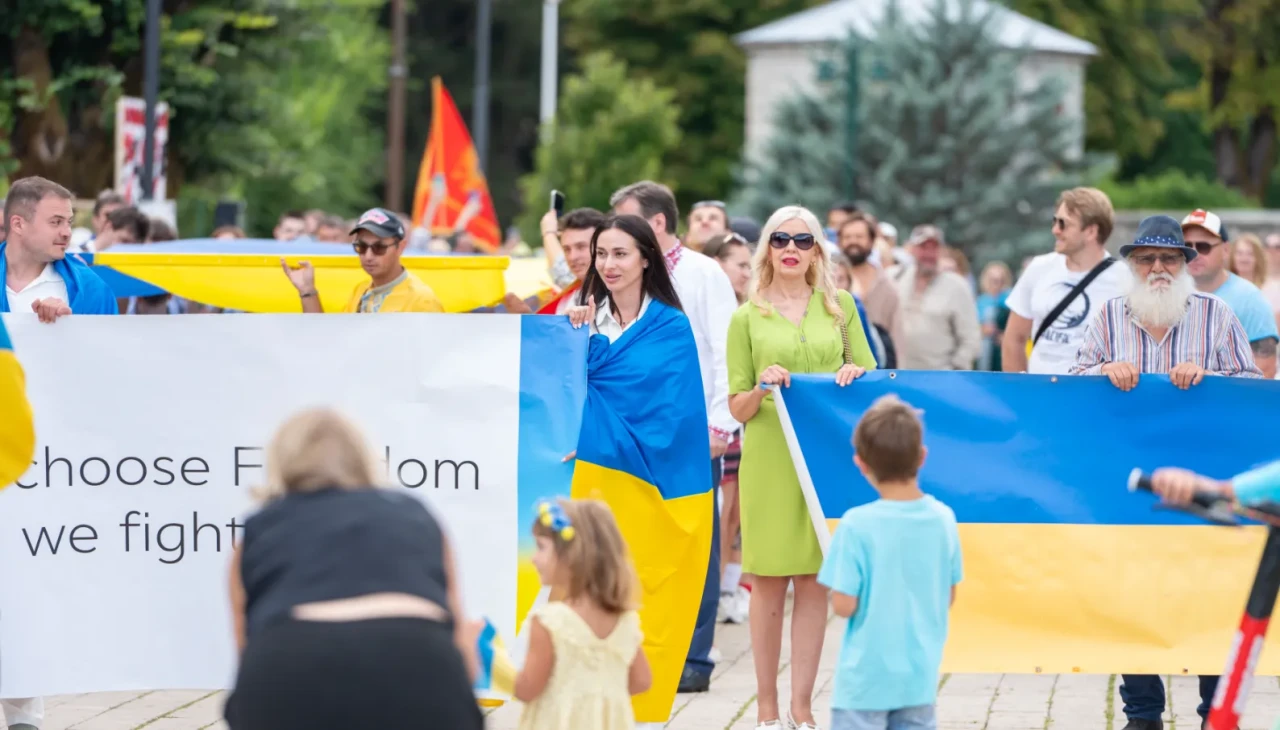 Ukrayna'nın 34. Bağımsızlık Günü Cetinje'de coşkuyla kutlandı