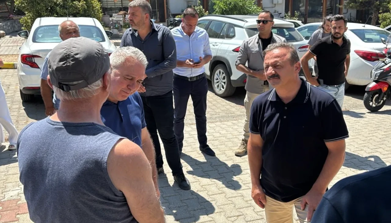 Ağıralioğlu'ndan Çanakkale yangın bölgesine destek ziyareti