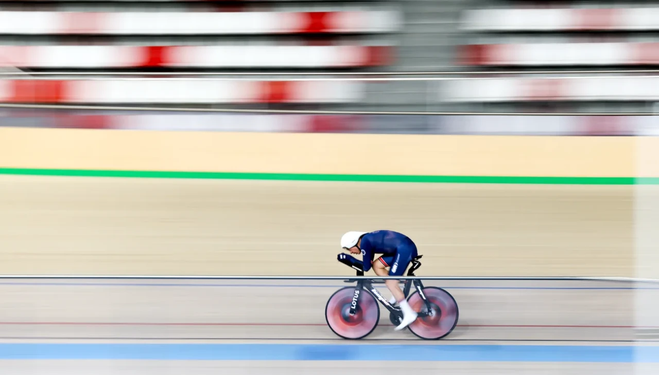 William Bjergfelt Konya’da pist bisikleti dünya rekorunu kırdı