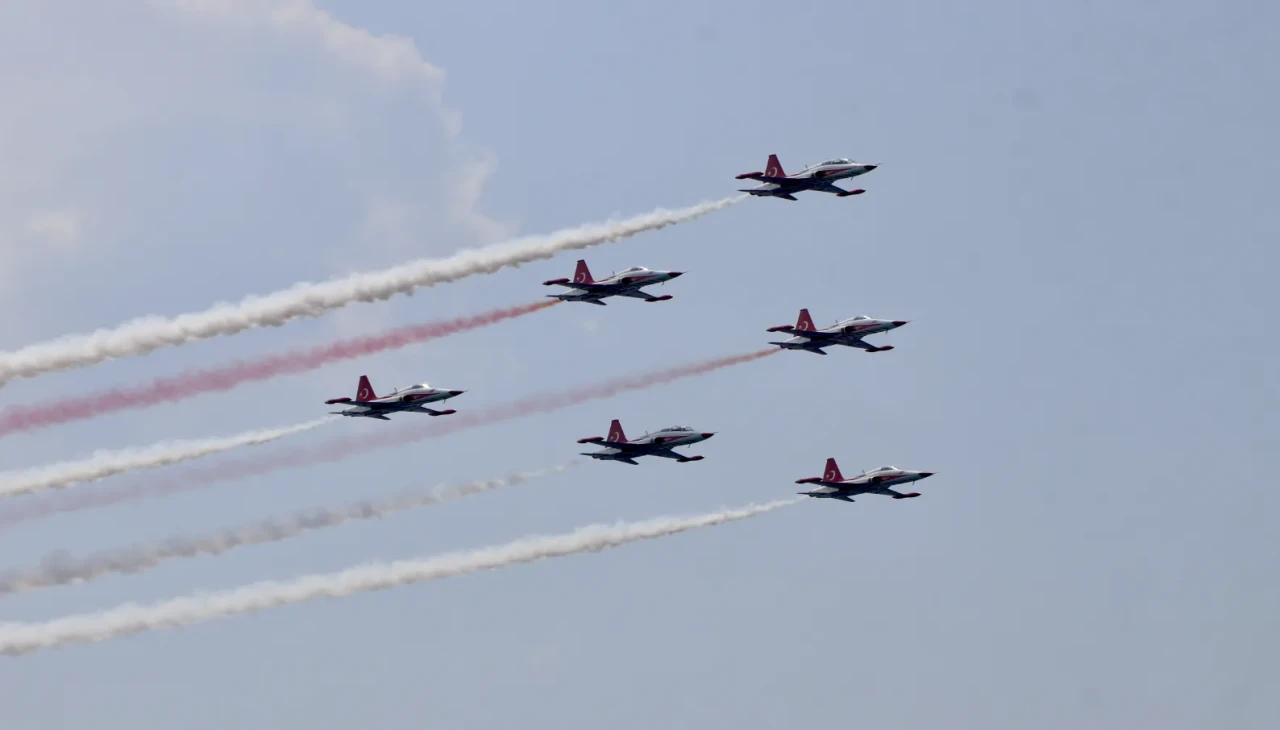 Trabzon'da Türk Yıldızları'ndan Nefes Kesen Gösteri
