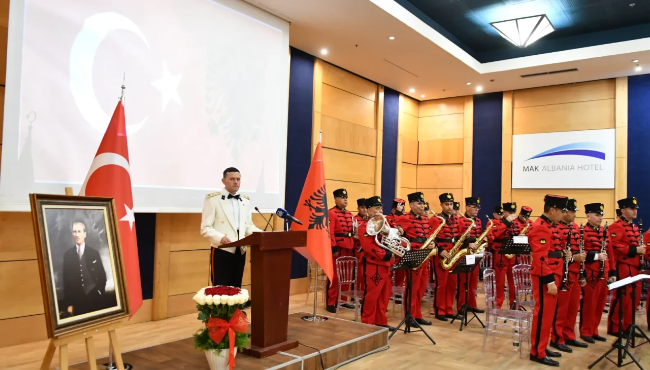 Tiran'da 30 Ağustos Zafer Bayramı ve Türk Silahlı Kuvvetleri Günü kutlandı