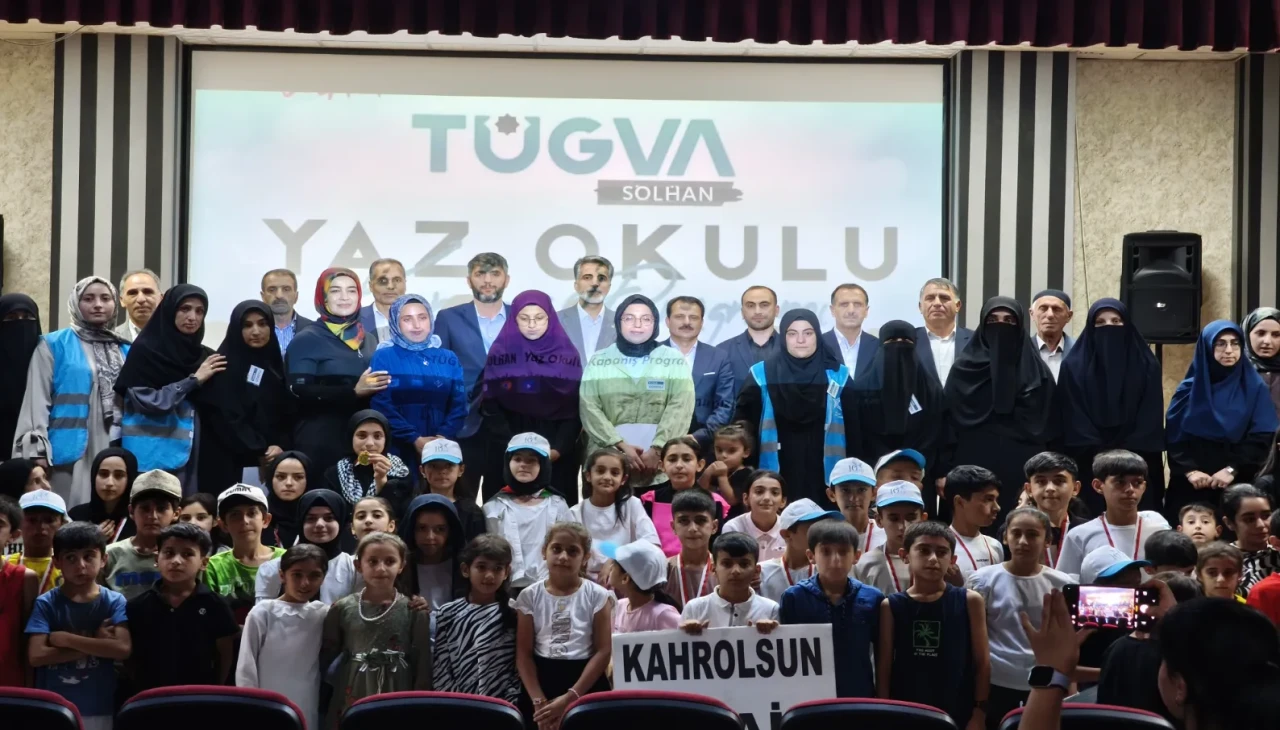 Bingöl’de TÜGVA yaz okulu kapanış töreni