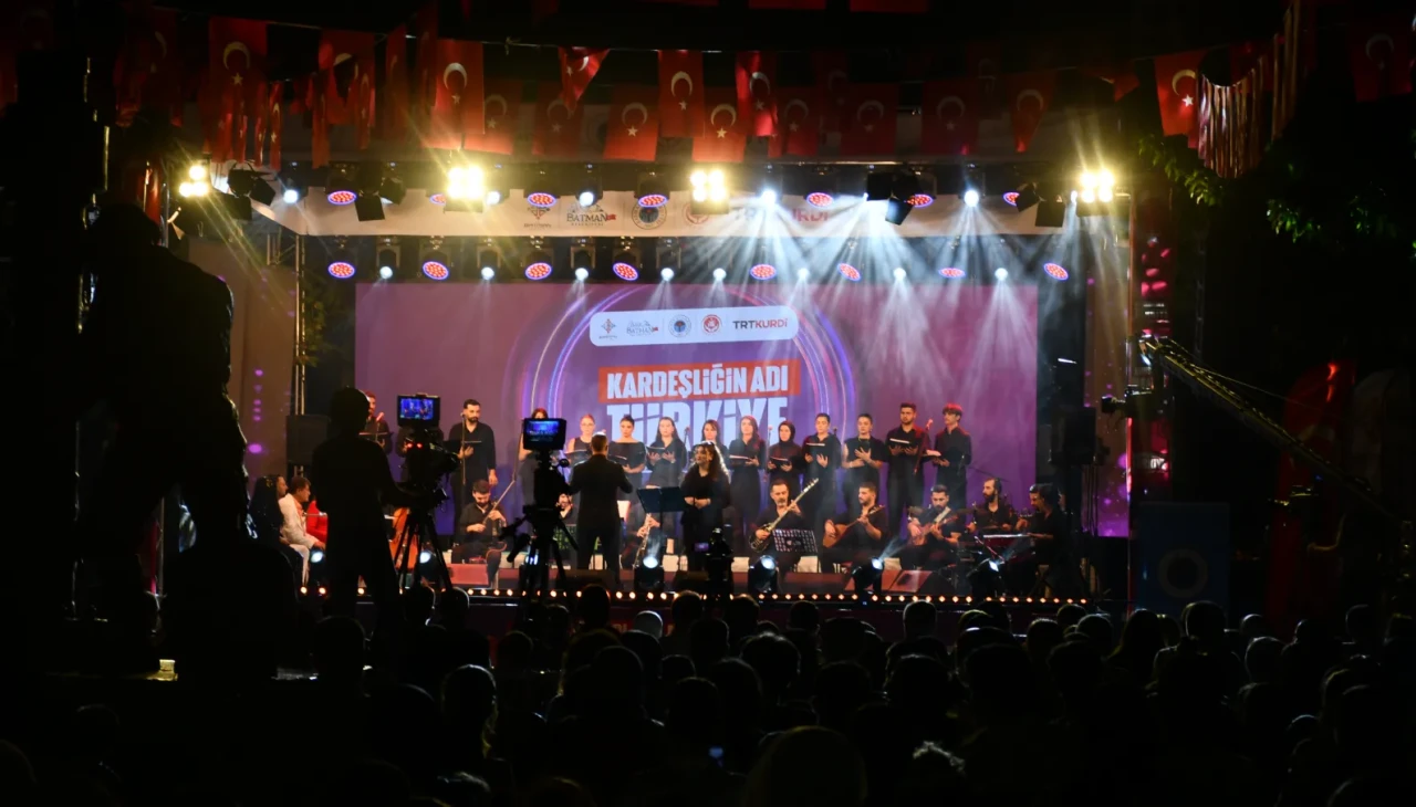 Batman'da "Kardeşliğin Adı Türkiye" konseri