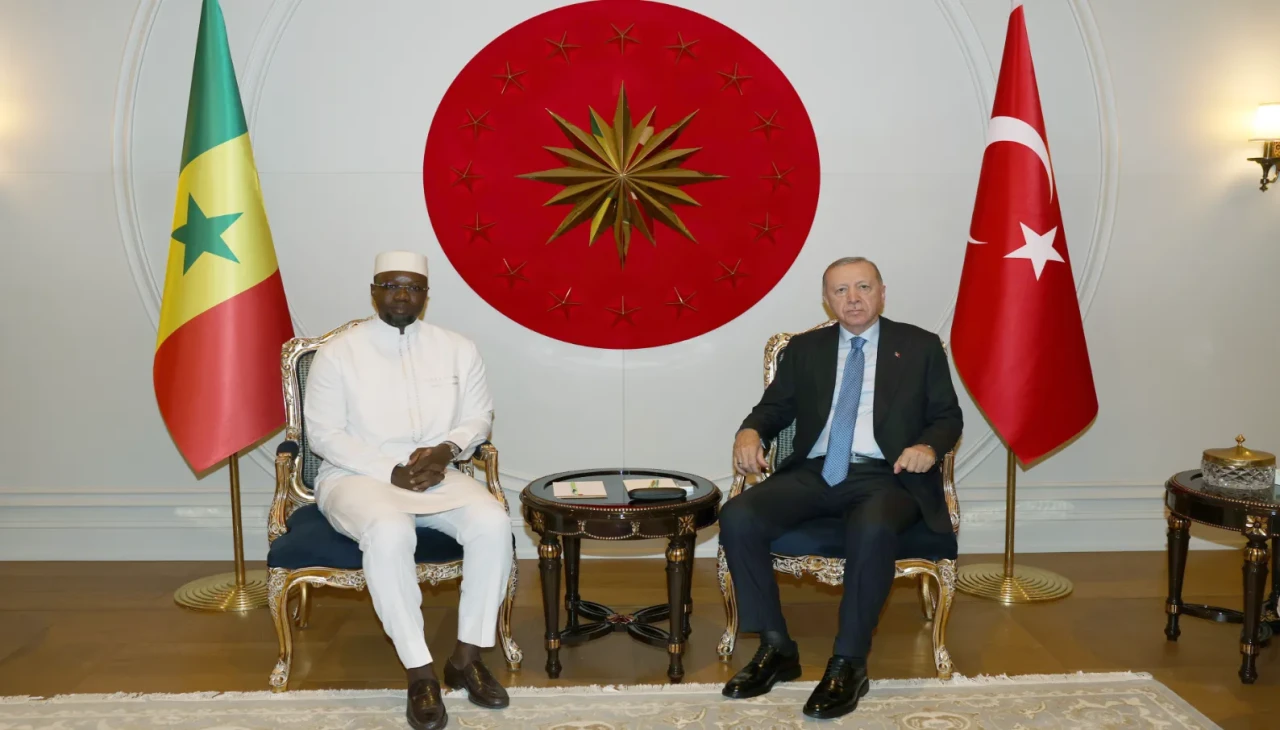 Cumhurbaşkanı Erdoğan Senegal Başbakanı Sonko ile İstanbul’da bir araya geldi