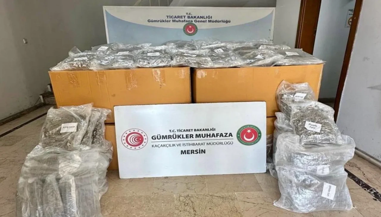 Mersin Limanı'nda 587 Kilogram Esrar Ele Geçirildi