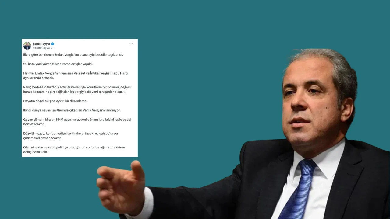 Şamil Tayyar'dan  uyarı: Rayiç bedel artışları kira krizini mi hortlatacak?