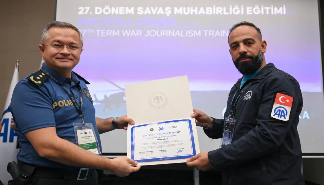 Ankara'da Savaş Muhabirliği Eğitimi Sertifika Töreni düzenlendi