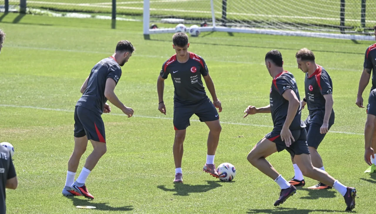 A Milli Takım Gürcistan maçı için son hazırlıklarını tamamladı