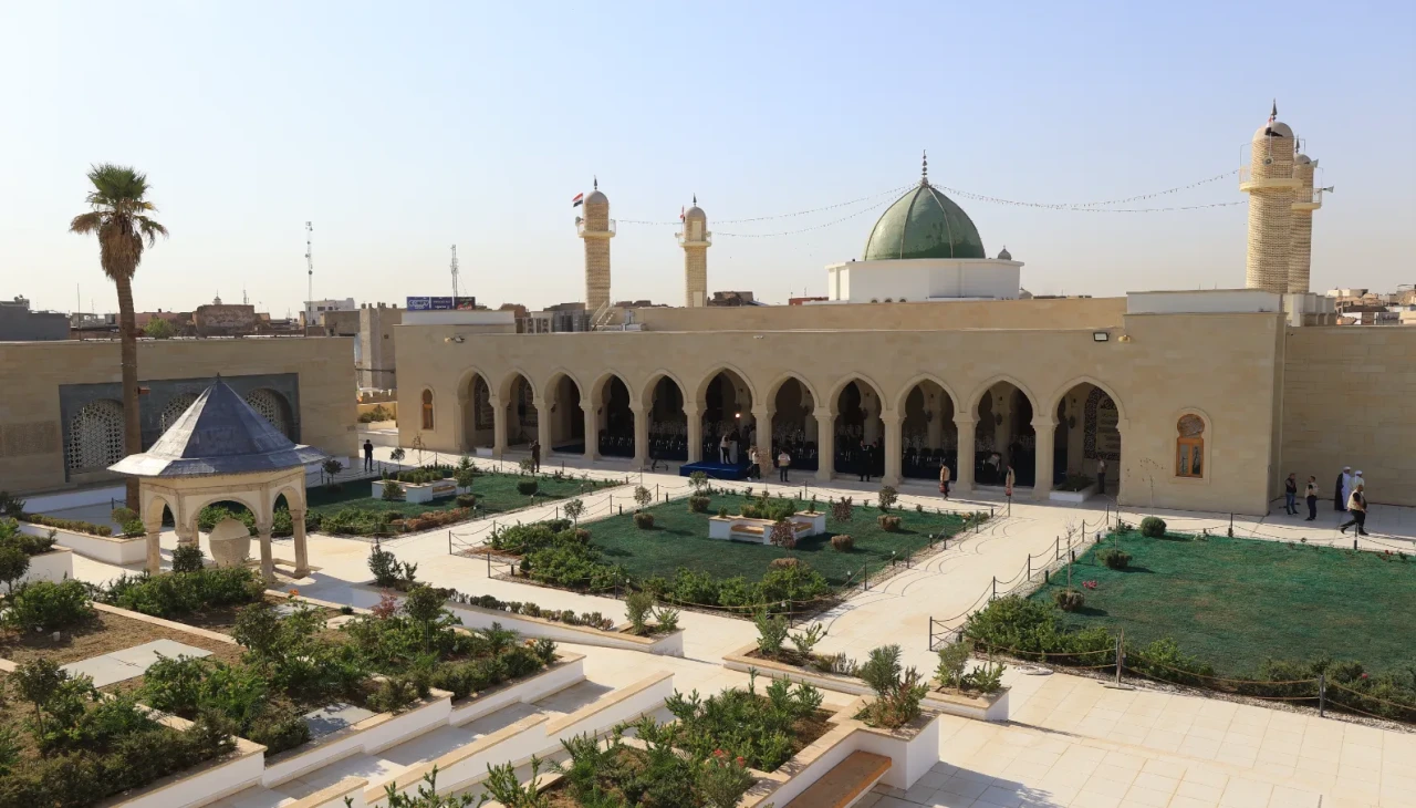 Irak Başbakanı Sudani Musul’un tarihi Nuri Ulu Camii’ni yeniden hizmete açtı