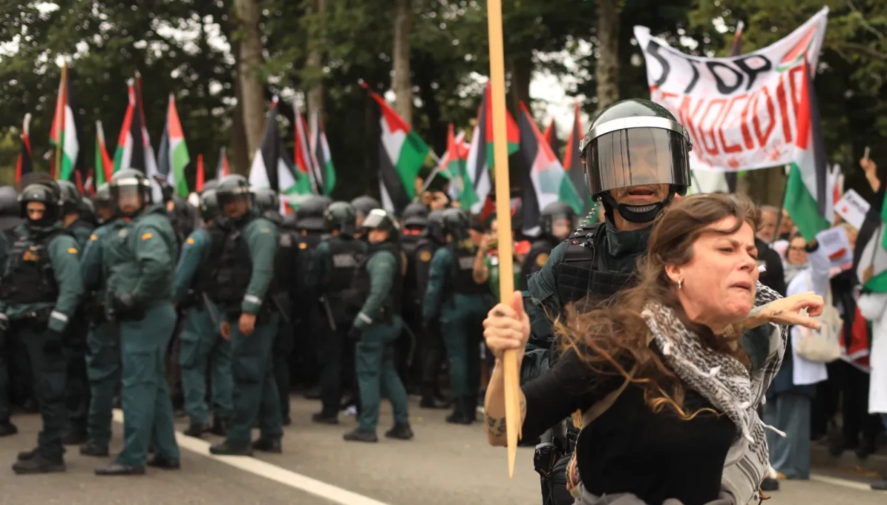 La Vuelta 16. Etap İsrail karşıtı protestolar nedeniyle tamamlanamadı