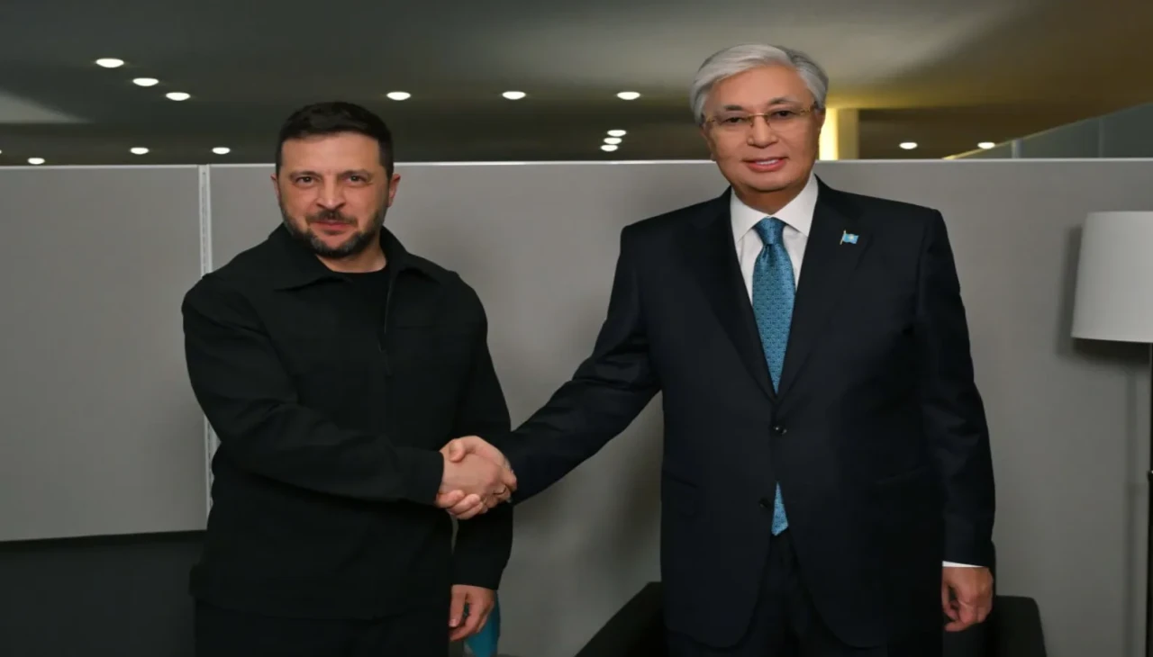 Kazakistan Cumhurbaşkanı Tokayev, New York’ta Zelenskiy ile görüştü