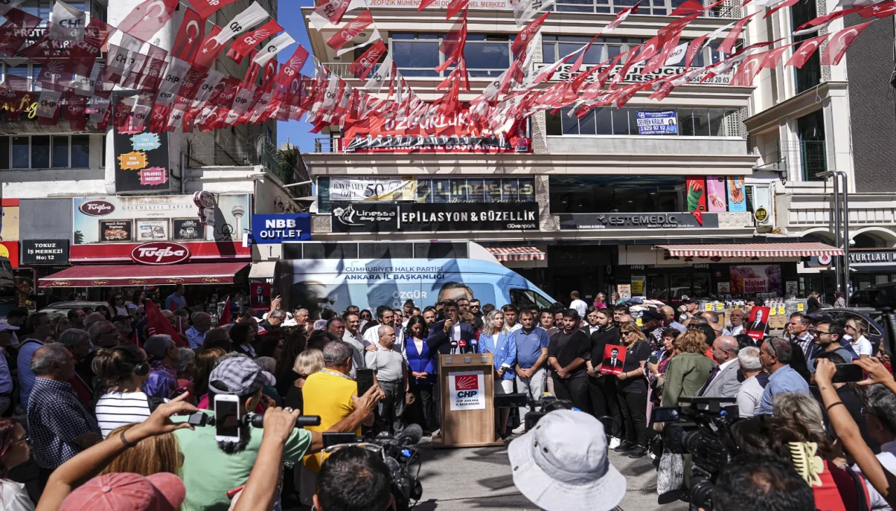 CHP’nin 102. Kuruluş Yıl Dönümünde Ankara’da Basın Açıklaması
