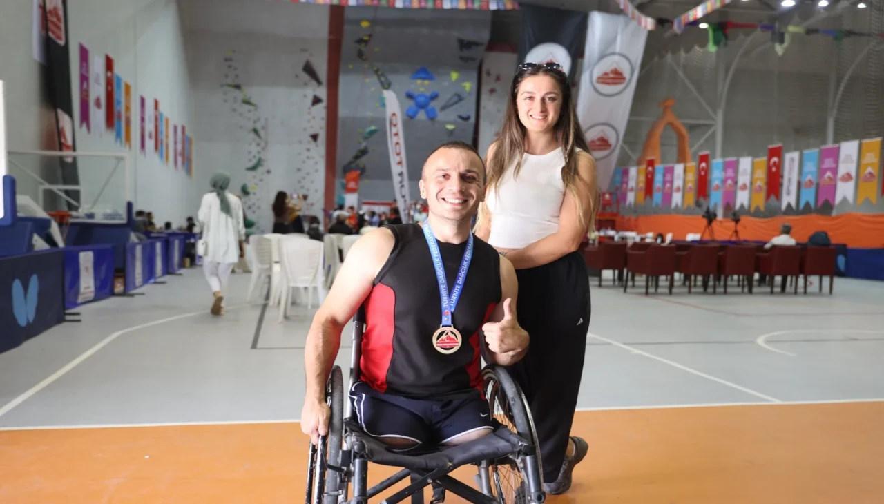 Para tırmanış sporuyla hayata tutunan engelli sporcu Mustafa Beyaz 2028 Paralimpik Oyunları'na odaklandı
