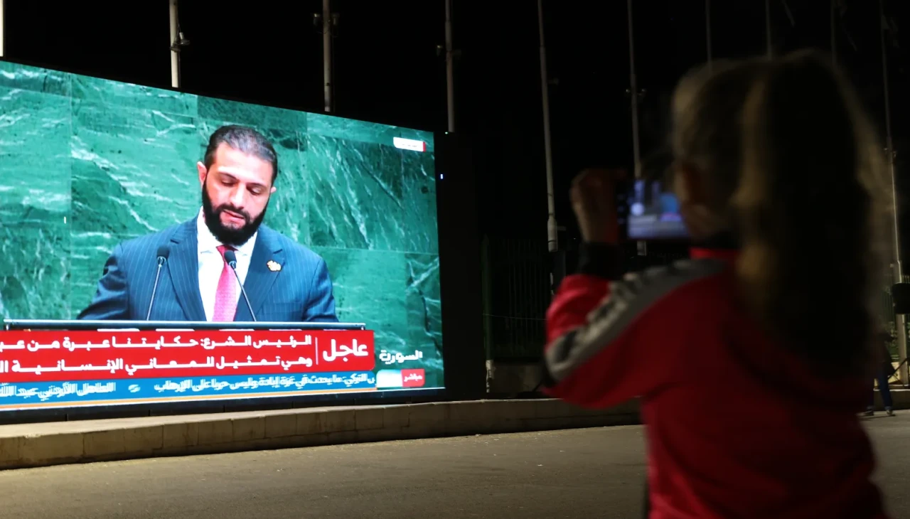 Suriye Cumhurbaşkanı Şara BM Genel Kurulu’nda teşekkür ve barış mesajı