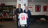 İsrafil Kışla, TFF Başkanı Hacıosmanoğlu’nu makamında ziyaret etti