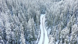 Bolu'nun zirveleri beyaza büründü: Kar kalınlığı 10 santimetre