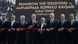 PAMUKOVA YHT İSTASYONU VE ALİFUATPAŞA KÖPRÜLÜ KAVŞAĞI TÖRENLE AÇILDI