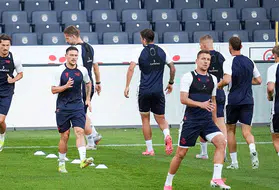 Gornik Zabrze, Fenerbahçe maçı öncesi Kadıköy'de son antrenmanını yaptı