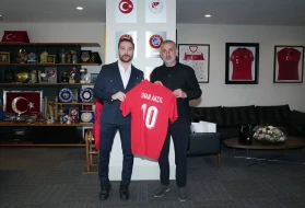 Sinan Akçıl, TFF Başkanı Hacıosmanoğlu'nu Riva'da ziyaret etti