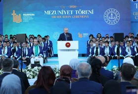 Cumhurbaşkanı Erdoğan, torunu Ömer Tayyip'in mezuniyetini coşkuyla kutladı!